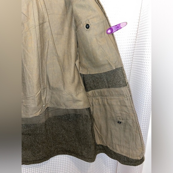 Men’s‎ Vintage authentic 100% Wool Swedish Jacket Army Military Dress Uniform - Picture 11 of 16